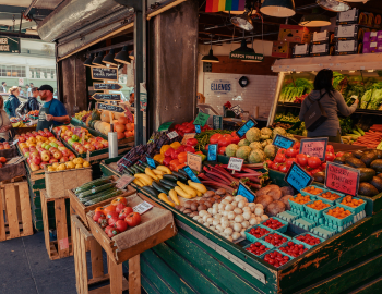 Produce Stand at the Old Trent Farmers Market in Frisco