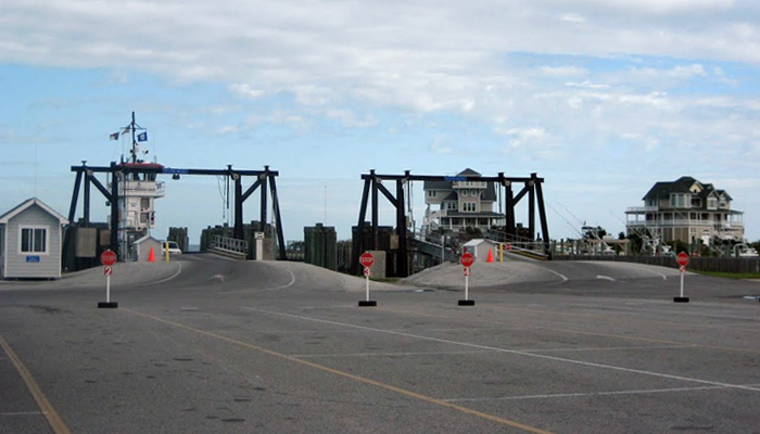scenic waterside drive obx hatteras ferry dock