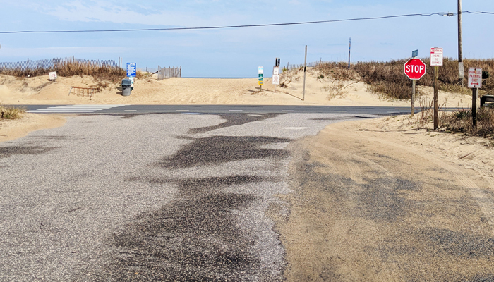 obx beach access parallel parking