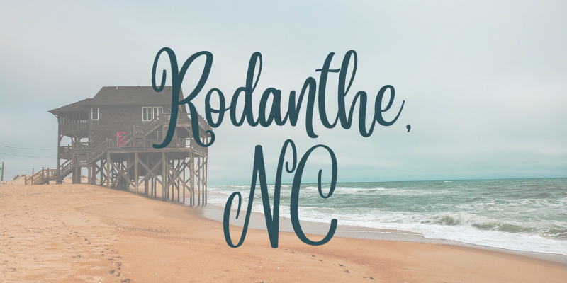 Image of beach house near the ocean; Rodanthe, NC