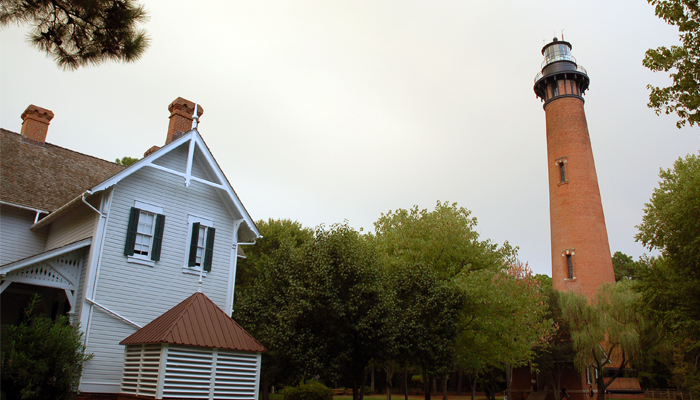 currituck beach lighthouse - obx lighthouses
