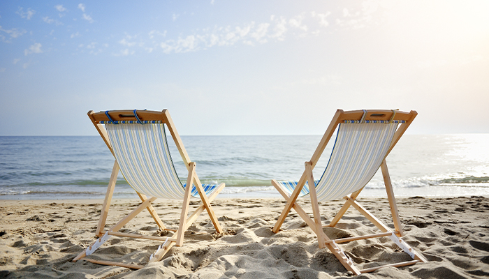 beach chairs