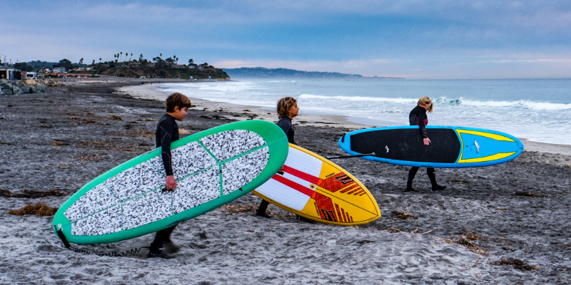 Take Surfing Lessons as a Family