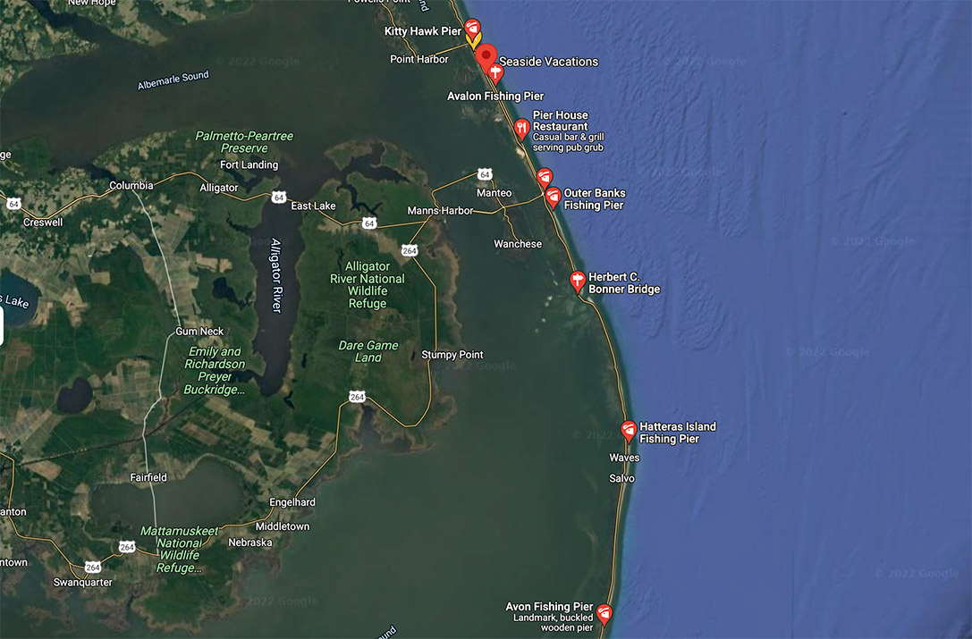 Outer Banks Fishing Piers