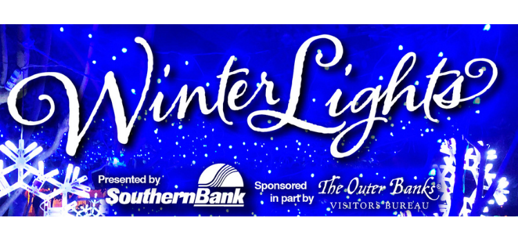 Christmas, light show, OBX, Holiday